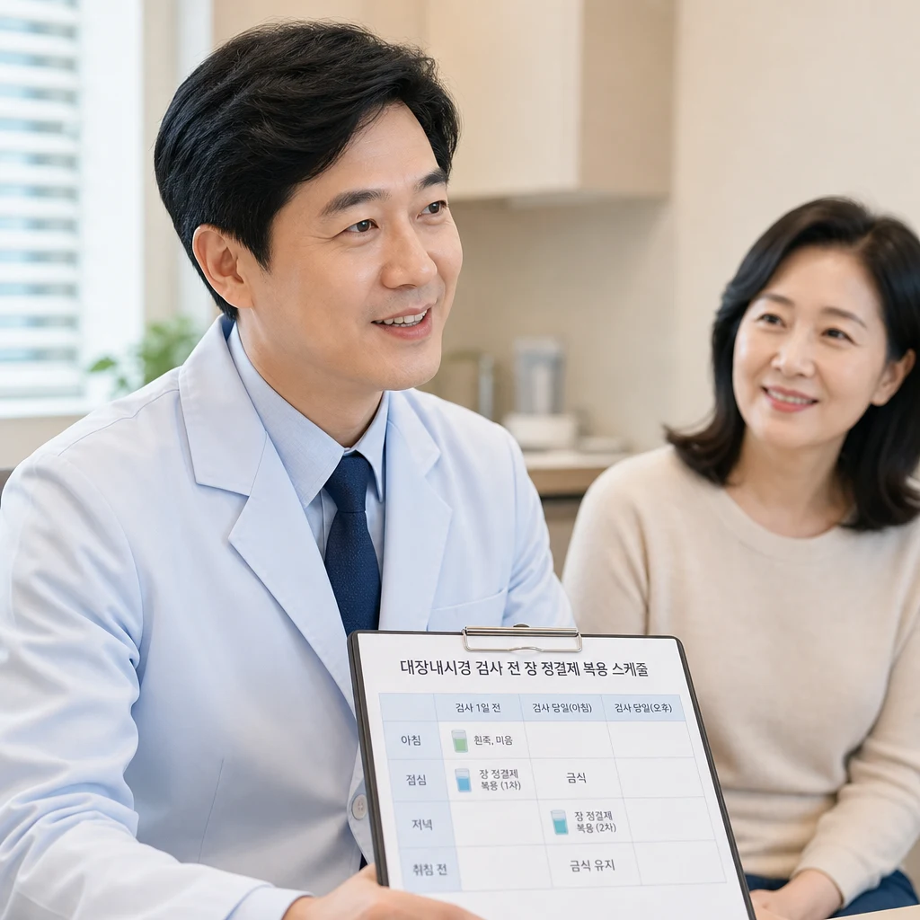 대장내시경 전 검사 준비 기간은?